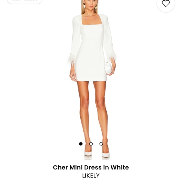 Cher Mini Dress in White
LIKELY - Picture 1 of 2